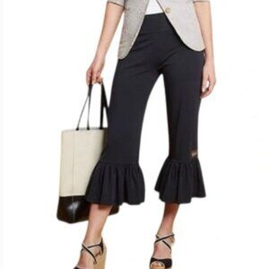 Matilda Jane Pants SZ S Big Ruffle Feminine Girlhood core Coquette Boho Teacher